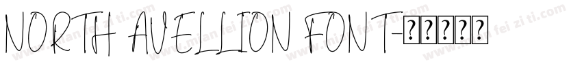 NORTH AVELLION FONT字体转换